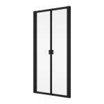 RONAL Usa pliabila dus in nisa din 2 piese, 80 cm, negru, Ronal Divera (D22K0800607)