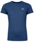 Ortovox 120 Cool Tec Mtn Stripe T-shirt Women's Blue Nunatak Női póló S