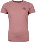 Ortovox 120 Cool Tec Mtn Stripe T-shirt Women's Dusk Rose Női póló L