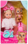 Evi Love Papusa cu jacheta pufoasa si ursulet, Evi Love, Teddy Papusa
