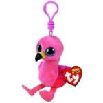 Ty Breloc de plus Ty Flamingo, 8.5 cm, Roz