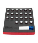 KROFTOOLS RIBE és XZN biztonsági bit készlet 1/2 adapterrel, 23 részes (3059) (K-3059)