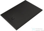 Kludi TERRA 120x80 cm-es RAKSOLID zuhanytálca szifon nélkül, matt fekete 08DW0739 (08DW0739)