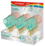Keyroad fém-titán olló, ergonomikus, 15, 5 cm, színkeverék, 24 darabos kiszerelés