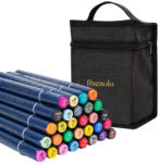 Deli Set 30 Markere Sketching Varf Dublu Rotund tesit Husa Textila Deli (DLEC184-30)