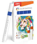 Deli Marker Acrilic Rosu Color Emotion Deli (DLEC193A-BL)
