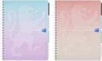 OXFORD Caiet A4 80 file spira matematica Pastel Project Oxford diverse culori (OXF400182938)