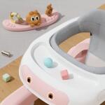 Flippy Premergător multifuncțional Flippy, model iepuraș, cu înălțime ajustabilă, muzică și lumini, roz (130323)