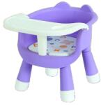 Flippy Scaun de masa 2 in 1 Flippy cu tăviță detașabilă și spătar ergonomic - 3 culori disponibile (132654) Scaun de masa bebelusi, inaltator