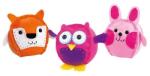 Flippy Set 3 piese perne pentru copii Flippy, model bufnită, vulpe și iepure (103099)