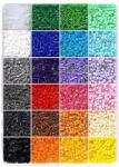 Flippy Kit de mărgărite perle Flippy, set DIY 3D, 24 culori, 2000 piese, 2.6 mm (164802)