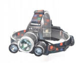 MG T6 fejlámpa 3x LED 1000lm, fekete