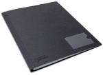 Rapesco Mapa documente A4 plastic negru 24 folii Rapesco (RP-1649) - pcone