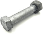  Hatlapfejű metrikus acélszerkezeti csavar anyával M16x70mm tűzihorganyzott DIN7990 4.6