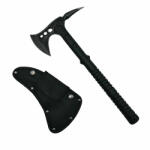 Depox Topor Survivor DEPOX®, Sting Fall, otel inoxidabil, negru, 39 cm, teaca inclusa (0964)