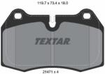 TEXTAR Fékbetét készlet TEXTAR 2147102 for BMW, MASERATI, NISSAN (2147102)