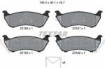 TEXTAR Fékbetét készlet TEXTAR 2318902 for MERCEDES-BENZ (2318902)