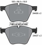 TEXTAR Fékbetét készlet TEXTAR 2443601 for BMW, ROLLS-ROYCE (2443601)