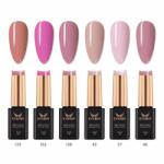 Everin Set 6 Oje Semipermanente Everin Brilliance SB1 - Nuanțe Nude și Pink (SB1)