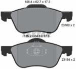 TEXTAR Fékbetét készlet TEXTAR 2316001 for NISSAN (2316001)
