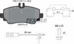 TEXTAR Fékbetét készlet TEXTAR 2307005 for MERCEDES-BENZ (2307005)