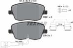 TEXTAR Fékbetét készlet TEXTAR 2358102 for SEAT, SKODA, VW, AUDI (2358102)
