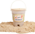 ChildGen kinetikus homokgyurma vödörben 500 gr, Natúr színű (CG41026)