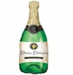 PartyPal Fólia lufi Pezsgő Chateau Celebration Arany 49x104cm