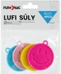  Lufisúly csomag színes szmájlikkal 4 db 6 cm 638083 (638083)