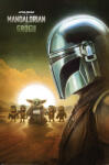 Pyramid International Mandalorian és Grogu Star Wars hősök poszter 61x91, 5 cm