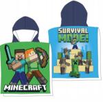 Mojang Strandtörölköző Kapucnis Poncsó 50X100 Minecraft Pixel (MNC36-5164)