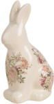 Clayre & Eef Figurina Iepuras Paste ceramica multicolora 13x10x22 cm (6CE1956Mdeco)