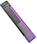Groom Professional Spectrum Aluminium Comb 50/50 Purple 25cm