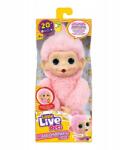 Moose Little Live Pets: Mini Maki majom interaktív plüss Luna Lemon (26764)