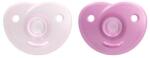 Philips Залъгалки Philips Avent - Soothie, 0-6 m, 2 броя, розова/лилава (SCF099/27) - baby