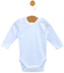 Rainy Бебешко боди с дълъг ръкав Rainy - White, 56 cm, 1-2 м (614465) - baby