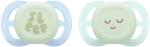 Philips Залъгалки Philips Avent Ultra Start - Night, 0-2 м, с кутийка, 2 броя, sleep, за момче, new (SCF075/18) - baby