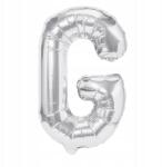 PartyPal Fólia lufi G Betű ezüst 40cm Felirat Név Születésnapra