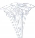 PartyBee Bobo lufi pálcika, Bubble kosárral fehér 5 db 70 cm