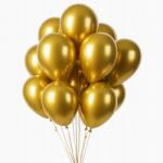 PartyBee Latex lufi csokor szett arany 30cm 10db