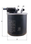 MAHLE Filtru combustibil MAHLE KL942 (KL942)