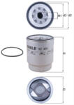 MAHLE Filtru combustibil MAHLE KC491D (KC491D)