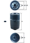 MAHLE Filtru combustibil MAHLE KC503D (KC503D)