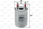 Valeo Filtru combustibil VALEO 587551 (587551) - turbochic