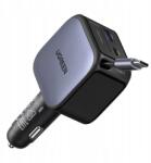UGREEN gyors autós töltő 90W Usb-c kihúzható kábellel (55909B)