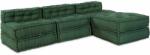 vidaXL Unitate de canapea modulara 4 pcs Verde Tesatura GartenMobel Dekor (3315079)
