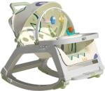 Linomag Balansoar Multifunctional 5 in 1 Linomag®, Scaun de Masa, Carucior, Masuta Ajustabila & Detasabila, Spatar Rabatabil, Coperina Ajustabila, Jucarii Detasabile, Buzunar Depozitare, Centura de Siguranta, Sezlong balansoar bebelusi