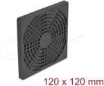 DeLock Вентилаторна решетка с прахов филтър 120 x 120 mm черна
