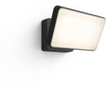 Philips Proiector LED inteligent pentru exterior Philips Hue Welcome, 2600 lm, lumina alba calda (2700K), IP44, clasa energetica E, Negru (8719514382763)