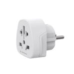 Gembird Adaptor de alimentare Gembird A-AC-EUMINTF, mufa internationala, 15 A, Alb (A-AC-EUMINTF)